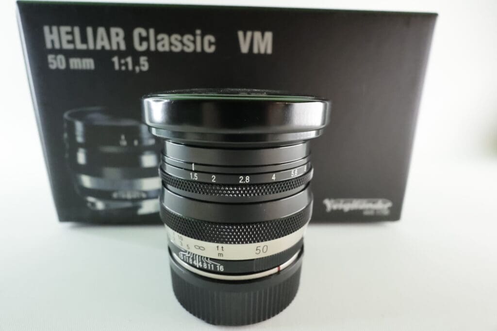 Voigtlander 50/1.5 Heliar Classic VM Black - Usato
