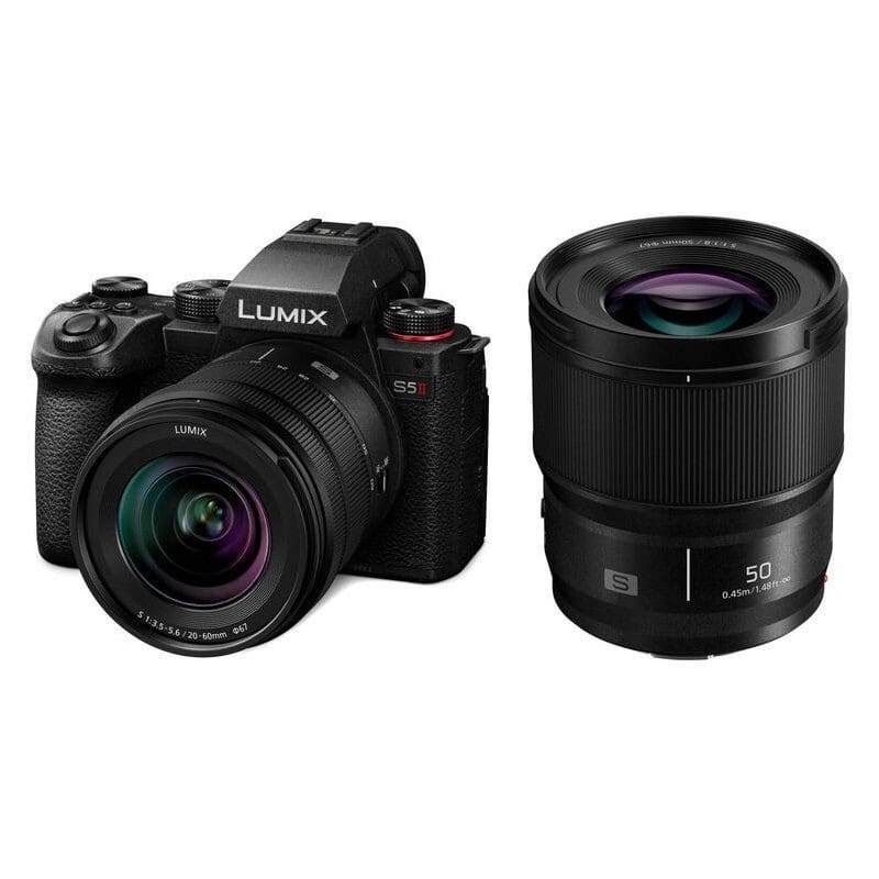 Panasonic S5II + 20-60/3.5-5.6 + 50/1.8