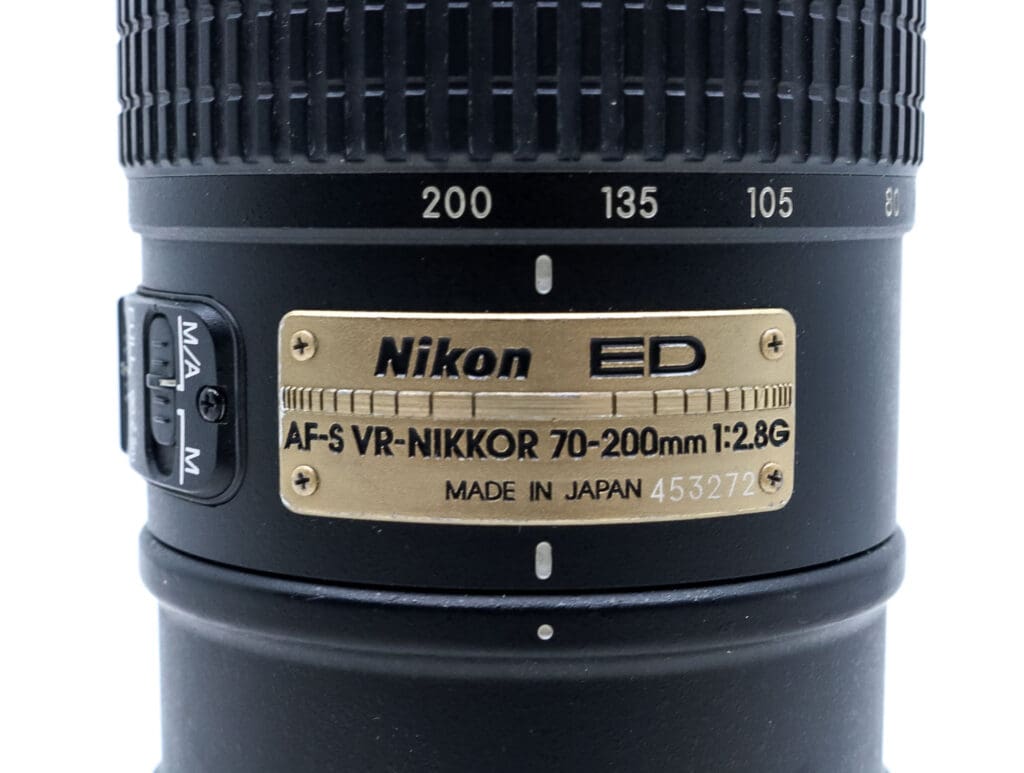 Nikon AF FX 70-200/2.8 VR I - Usato
