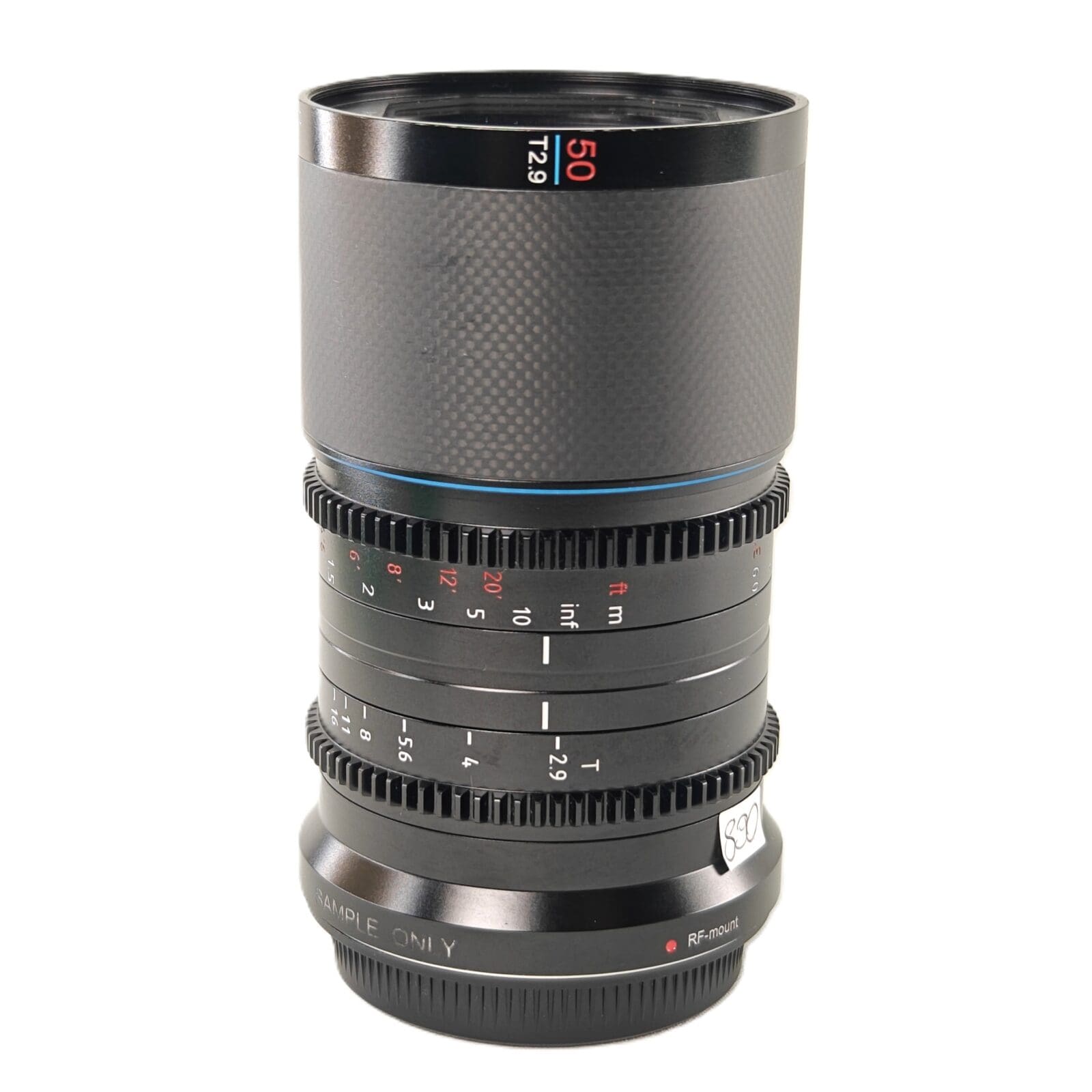 Sirui 50/2.9 Anamorphic Blue Flare per Canon RF - Usato - immagine 3