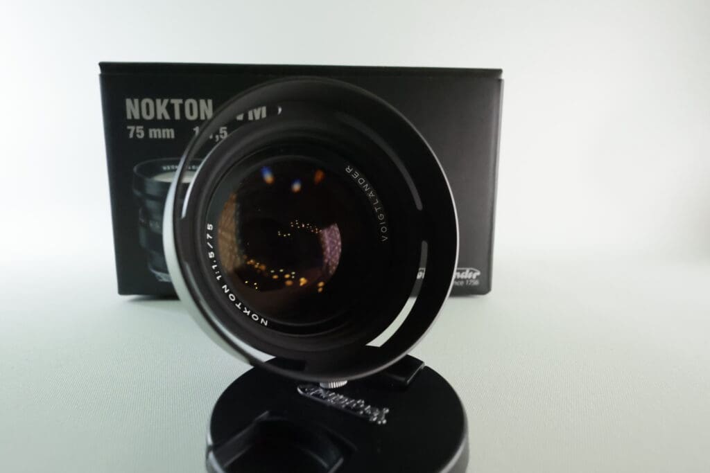 Voigtlander 75/1.5 VM Nokton Asph Nero -Usato