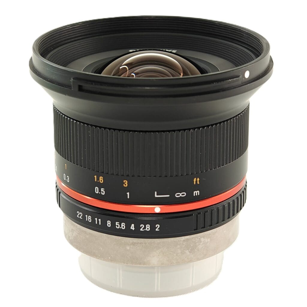 Samyang 12/2 per Fujifilm - Usato