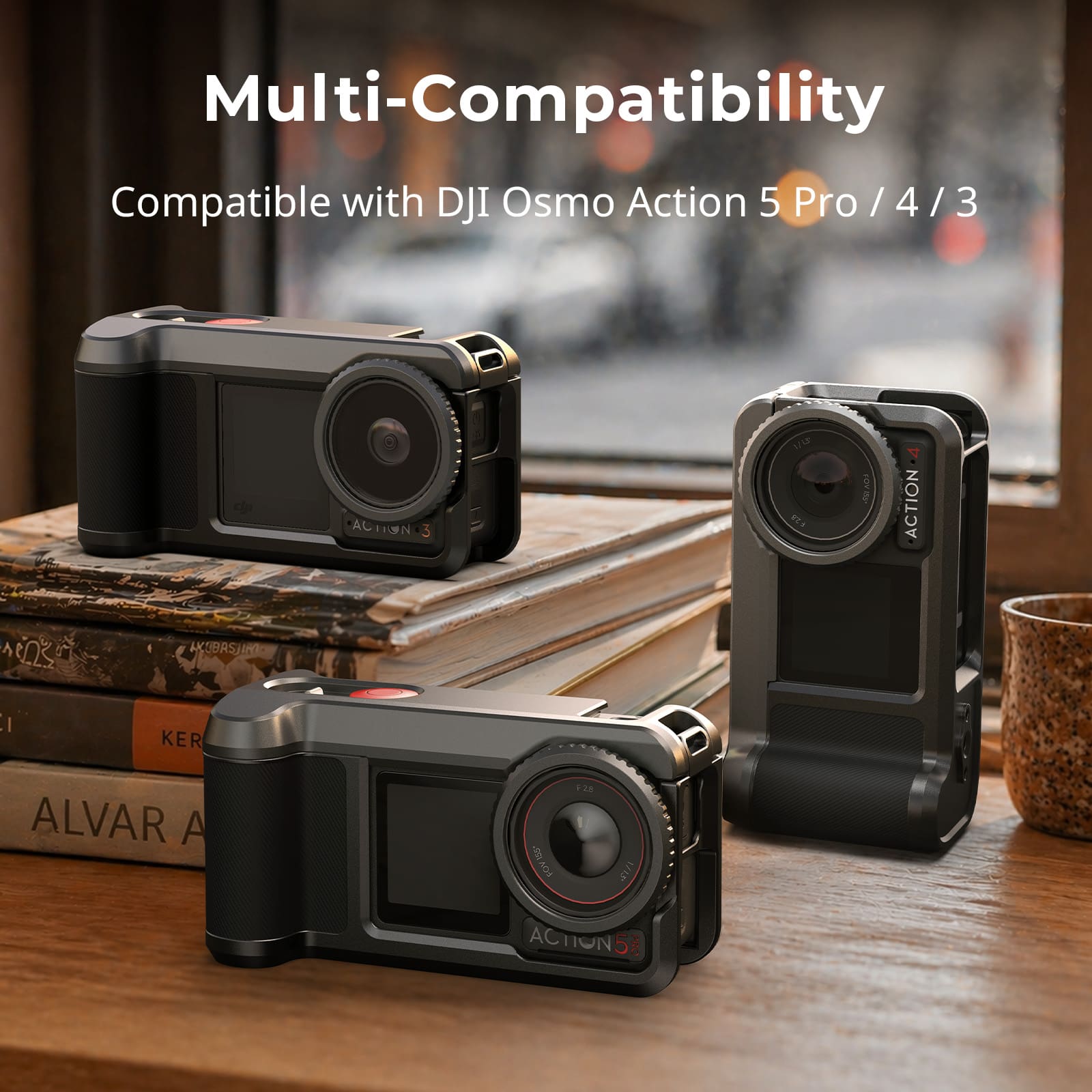 SmallRig 6371 - Cage protettivo con impugnatura per DJI Osmo Action 5 Pro / 4 / 3 - immagine 8