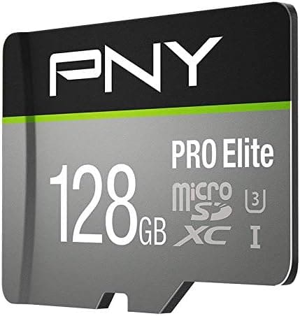 PNY Pro Elite microSDXC card 128GB Class 10 UHS-I U3 100MB/s A1 V30