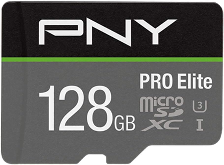 PNY Pro Elite microSDXC card 128GB Class 10 UHS-I U3 100MB/s A1 V30 - immagine 2