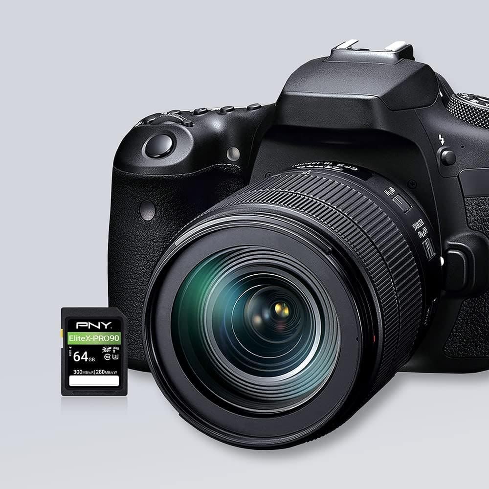 PNY Scheda di Memoria Flash SD 64GB EliteX-PRO 90 Classe 10 U3 V90 UHS-II - immagine 5