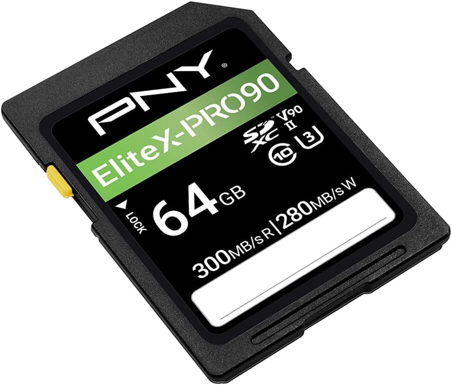 PNY Scheda di Memoria Flash SD 64GB EliteX-PRO 90 Classe 10 U3 V90 UHS-II - immagine 4
